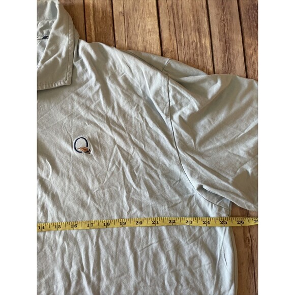 Peter Millar Polo Shirt Mens XXL Seaside Wash Blue Quail Hollow Embroidered PGA - Picture 4 of 8